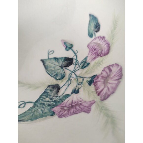 Carlton Ware England Australian Design Serving Tray Raised Florals 10 1/2" - Picture 13 of 13